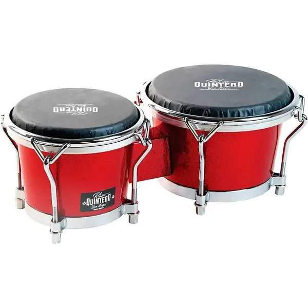 Бонго Gon Bops Roberto Quintero Signature Bongo 7 and 8.5 in. Red Sparkle