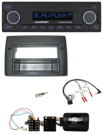 Blaupunkt DAB USB Bluetooth Lenkrad Autoradio für Fiat Stilo 2001-2007 Profi Abl