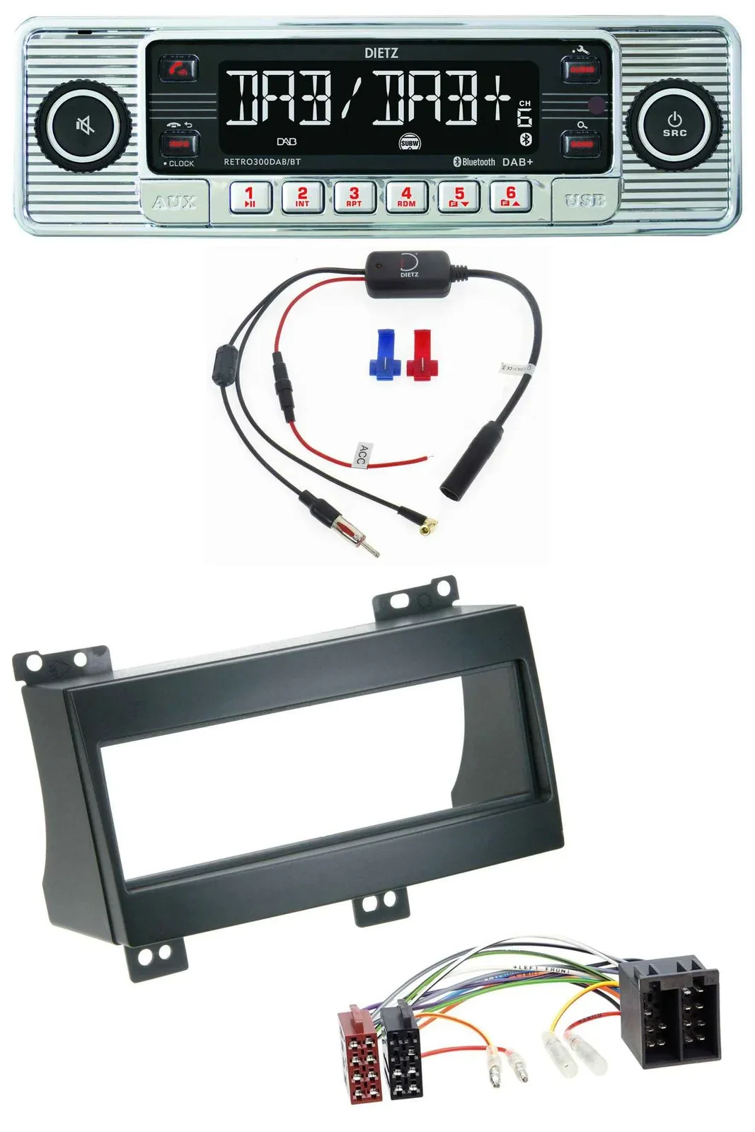 Dietz DAB USB MP3 Bluetooth Autoradio für Kia Ceed (2007-2009)