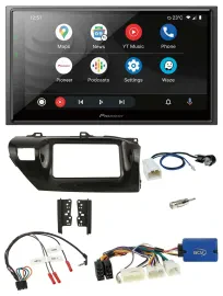 Pioneer USB 2DIN DAB Lenkrad Bluetooth Autoradio für Toyota Hilux 2015-2020