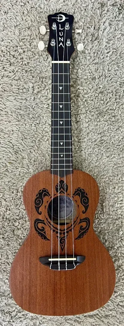 Luna Uke Honu Concert Size Acoustic Mahogany Ukulele -Prototype?