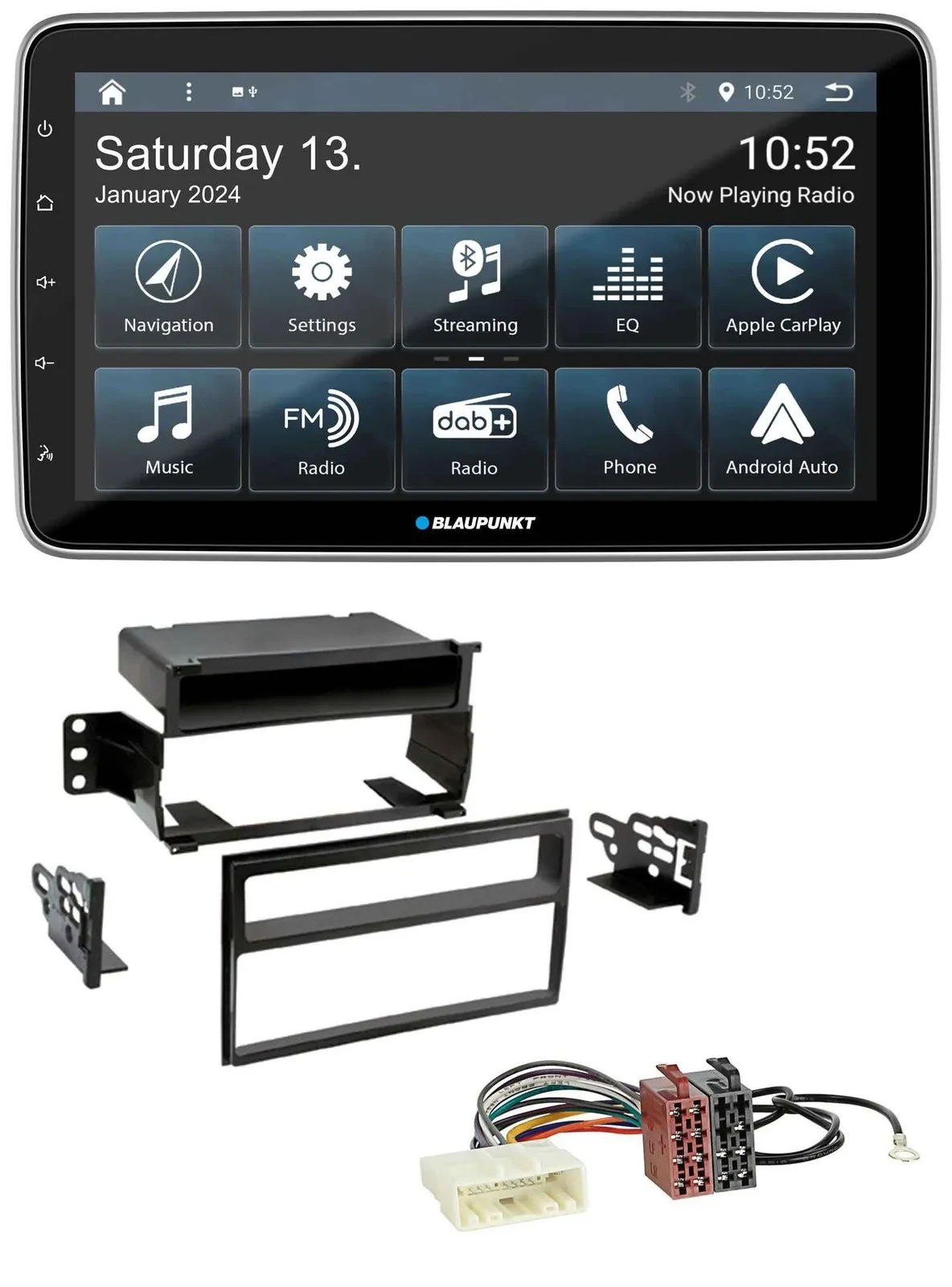 Автомагнитола для Nissan Versa/Tiida Blaupunkt USB DAB SD MP3 Bluetooth (с 2007)