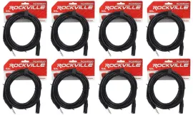 Коммутационный кабель Rockville RCXMB20-B Black 6.1 м (8 штук)