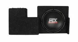 MTX F-150EX-09A 10" Amplified Sub Enclosure for Ford F-150 Super Cab