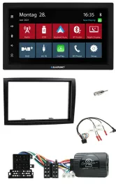 Blaupunkt Lenkrad Bluetooth DAB 2DIN USB Autoradio für Citroen Jumper 2008-2011