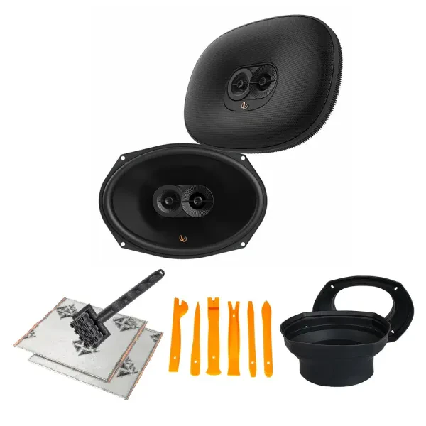 Infinity PR9693M 180W Peak 6x9” Coaxial Speakers + Accessories