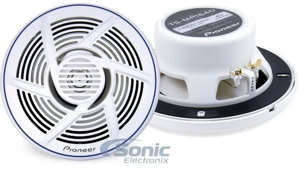 Пассивная акустическая система для морского применения Pioneer TS-MR1640 Nautica 6.5" 60W 2-полосная белая