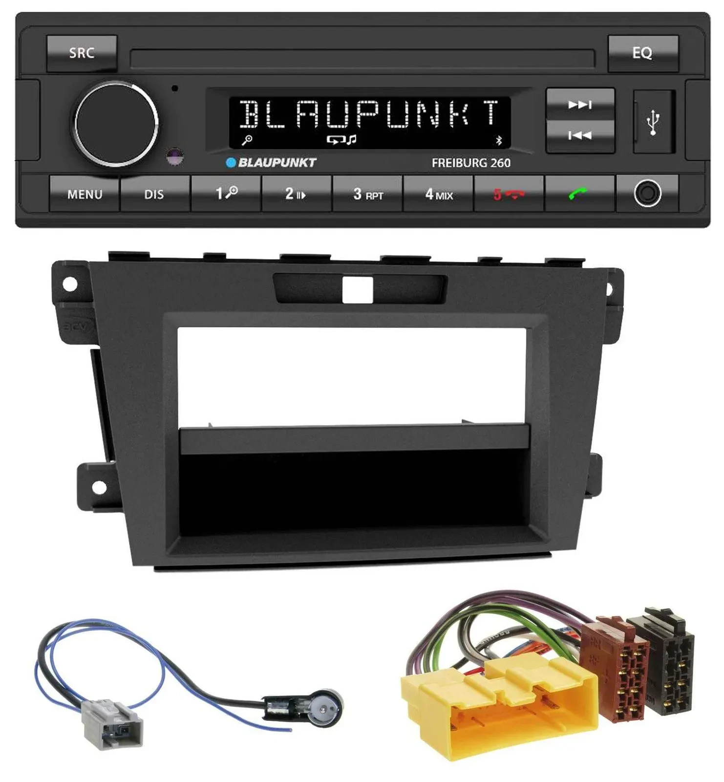 Blaupunkt AUX Bluetooth MP3 USB Autoradio für Mazda CX-7 (2009-2013)
