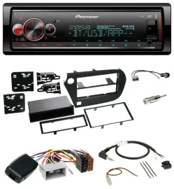 Pioneer Bluetooth USB Lenkrad DAB Autoradio für Honda Insight ZE2 2009-2013