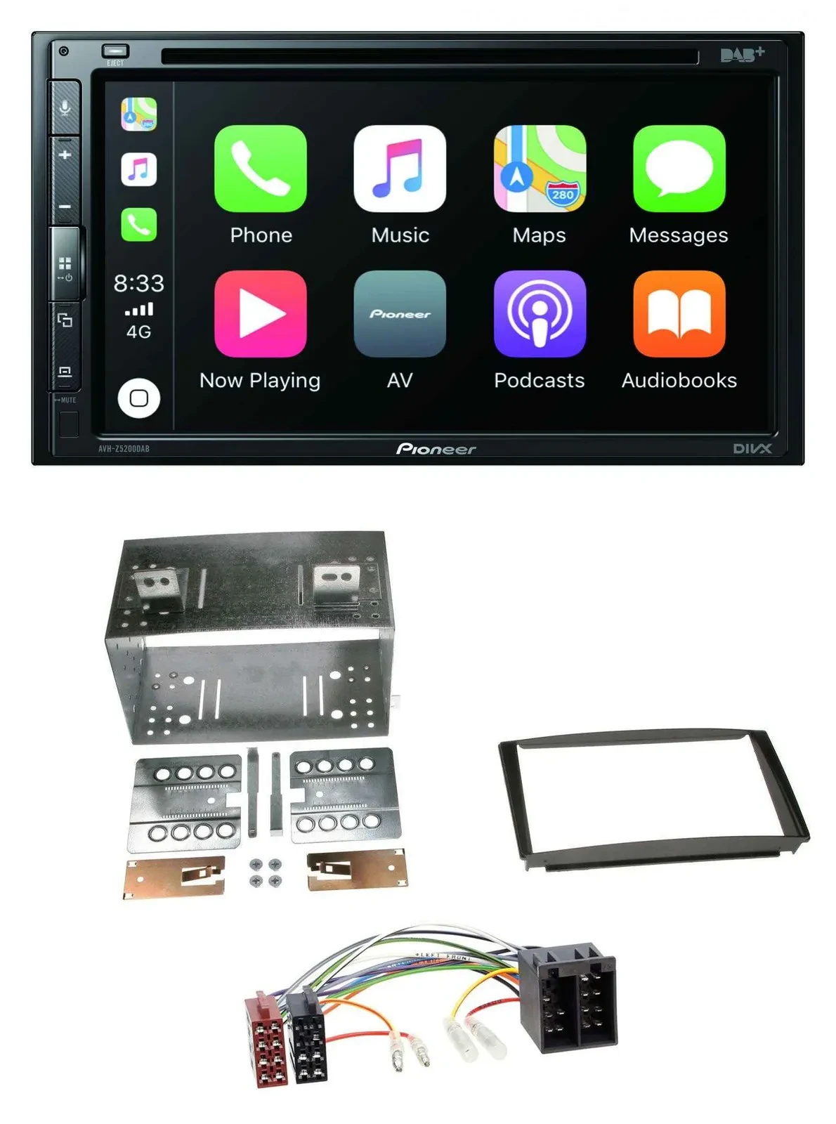 Автомагнитола для Kia Ceed/ProCeed Pioneer 2 DIN DVD DAB Bluetooth USB MP3