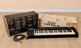 Синтезатор 1981 Roland Studio System-100M Modular Synthesizer & Model 181 Keyboard