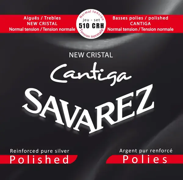 Струны для классической гитары Savarez 510СRН 29-42 New Cristal Cantiga Polished Normal Tension