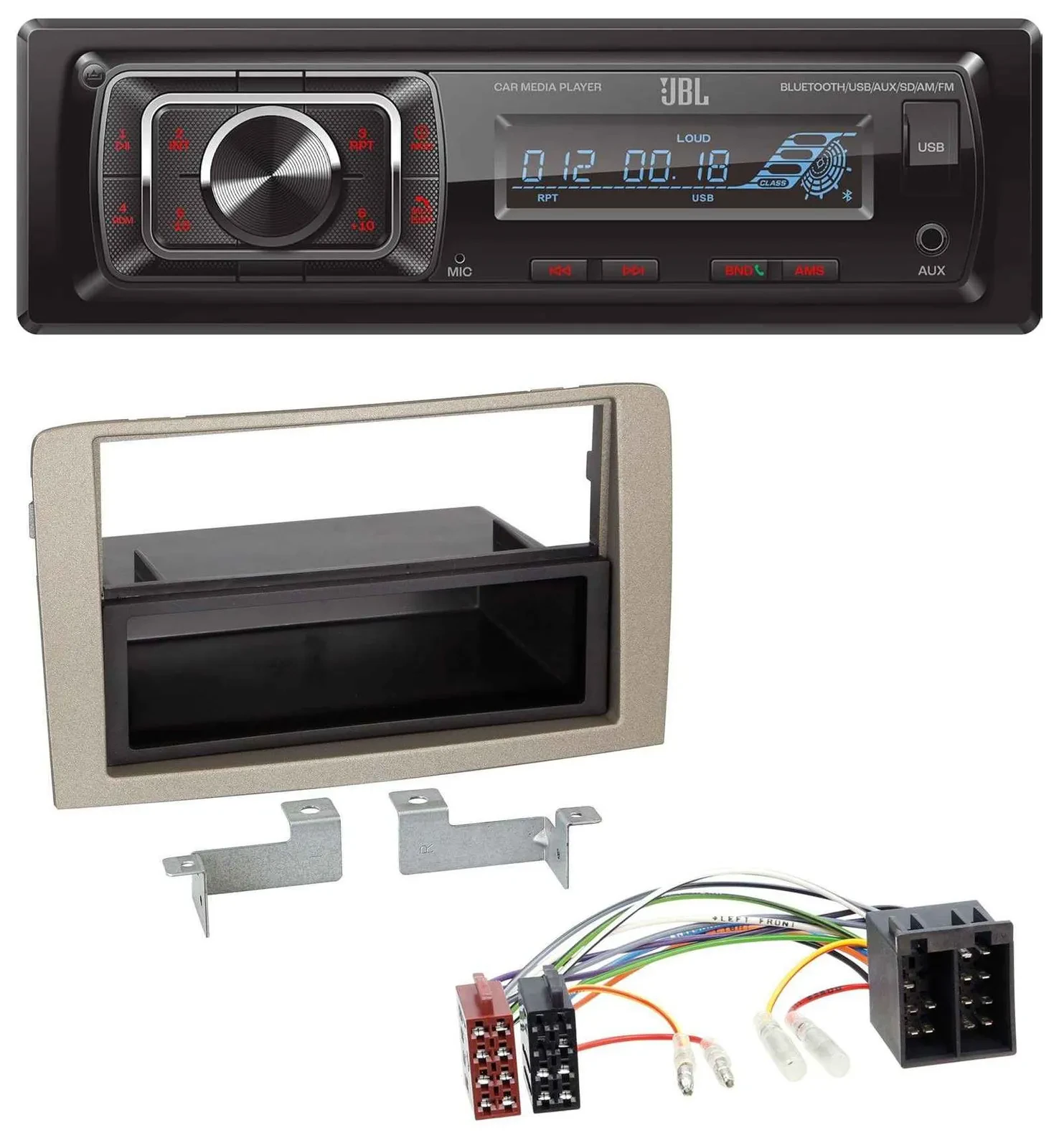 JBL SD AUX MP3 USB Bluetooth Autoradio für Lancia Musa (ab 2005)