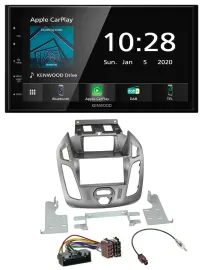 Kenwood Bluetooth MP3 DAB USB 2DIN Autoradio für Ford Transit 12-18 Display Conn