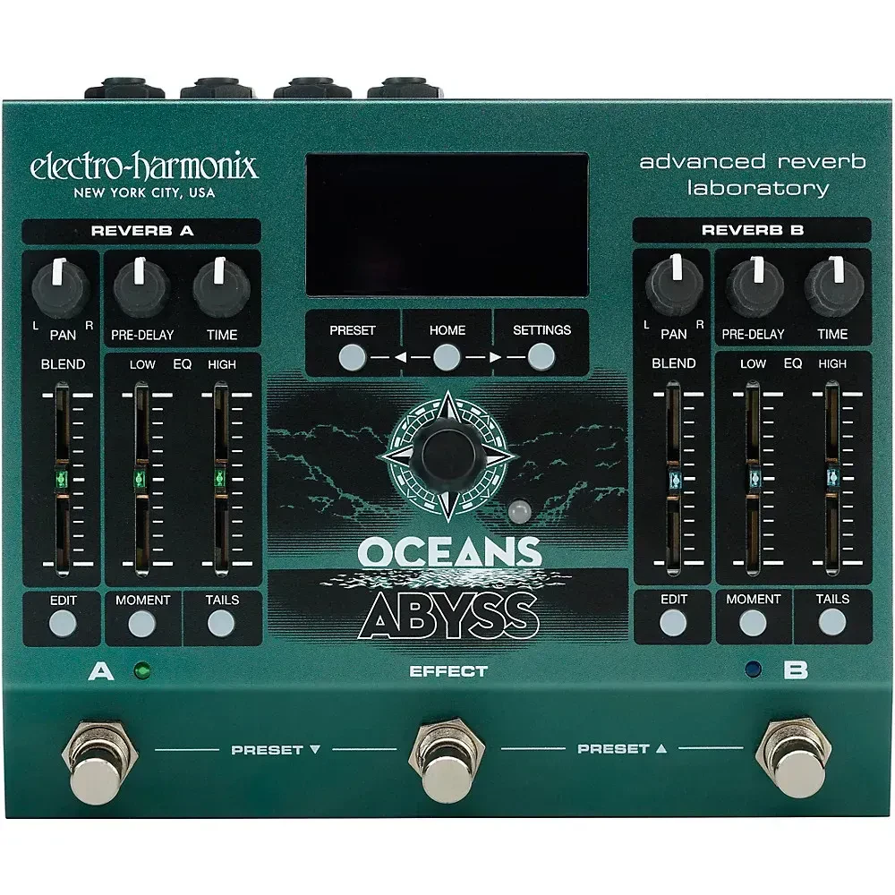 Педаль эффектов для электрогитары Electro-Harmonix Oceans Abyss Reverb