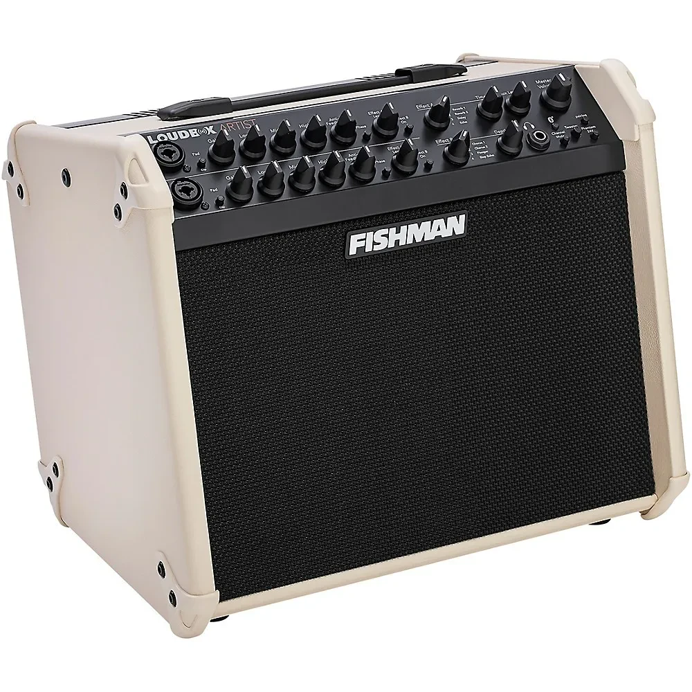 Комбоусилитель для акустической гитары Fishman Loudbox Artist 120W, 2-канальный, 8"+1", Bluetooth 5.1, бежевый