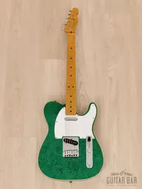 Электрогитара Fender Telecaster Custom TL52B Green Sparkle Japan 2013