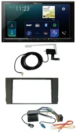 Pioneer 2DIN DAB USB MP3 Bluetooth Autoradio für Audi A6 01-05 C5 Quadlock