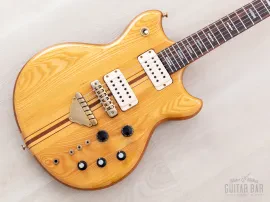 1978 Greco GO1200 Speed Way Vintage Neck Through Guitar Natural, Japan Fujigen
