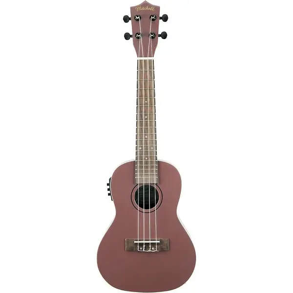 Укулеле Mitchell MU50SE Acoustic-Electric Concert Ukulele with Solid Cedar Top Rose Gold