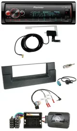 Pioneer Bluetooth DAB USB Lenkrad Autoradio für BMW 5er E39 01-04 Aktivsystem Qu