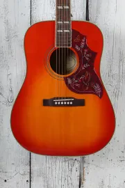 Epiphone Hummingbird Studio Acoustic Electric Guitar Faded Cherry Sunburst