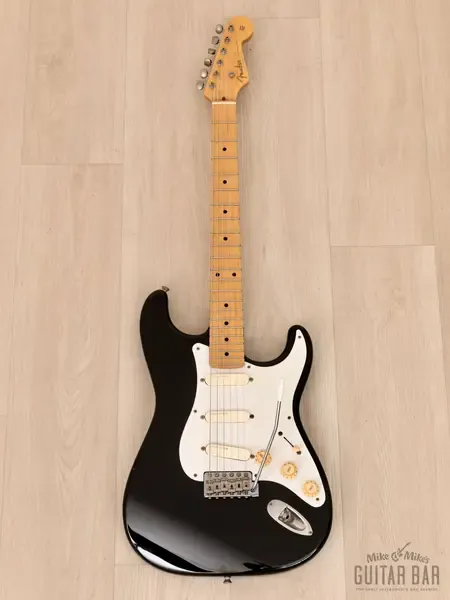 Электрогитара Fender Stratocaster ‘54 Vintage Reissue ST54-95LS Blackie Specs Japan 1999