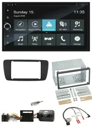 Blaupunkt 2DIN Lenkrad TMC Bluetooth USB DAB Navigation für Seat Ibiza ab 08 nit