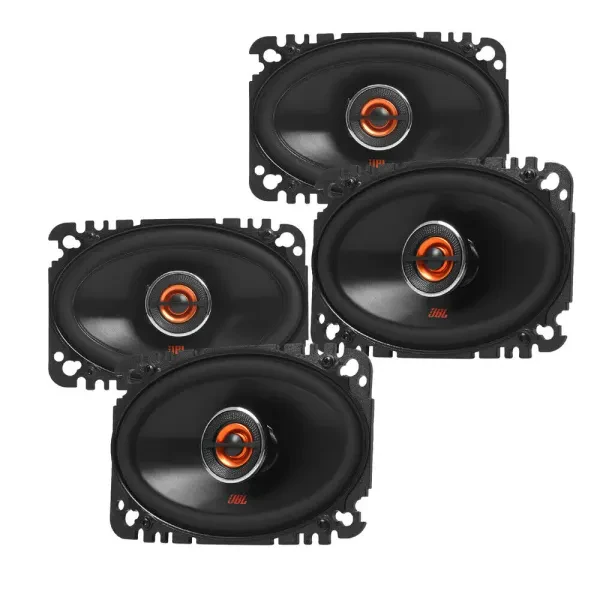 (2-Pairs) JBL GX6428 160W RMS 4"x6" 3-way Coaxial Speakers