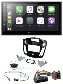 Pioneer MP3 Bluetooth DAB 2DIN USB Autoradio für Ford Focus 2014-2018 schwarz
