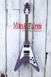 Электрогитара Epiphone Kirk Hammett 1979 Flying V Purple Metallic