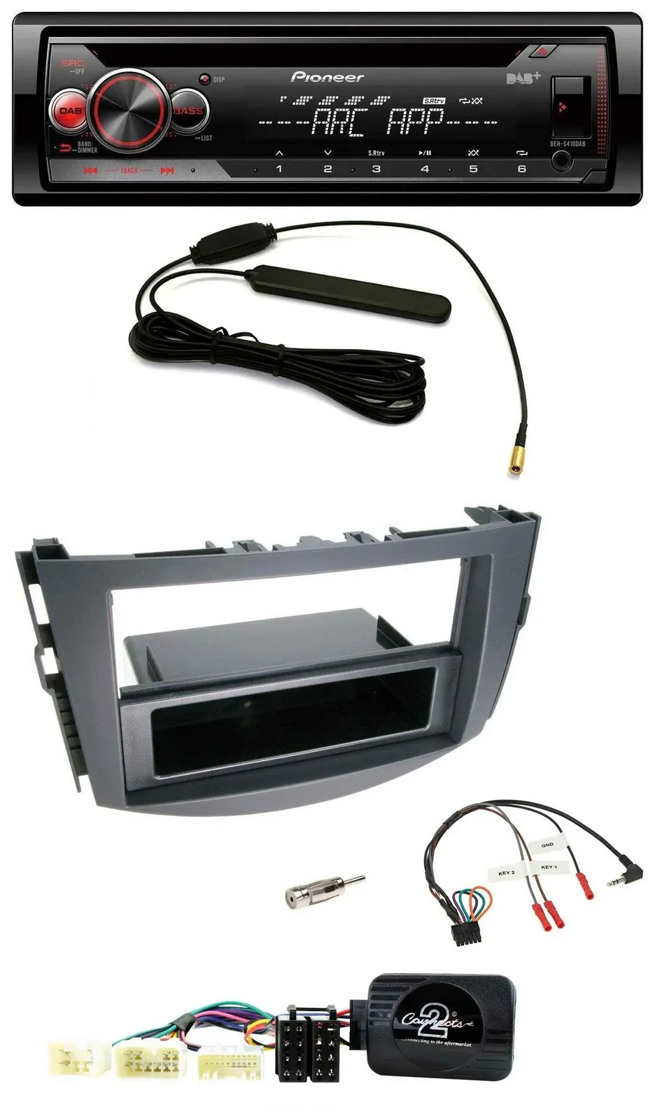 Pioneer CD USB Lenkrad DAB MP3 Autoradio für Toyota RAV-4 2006-2011