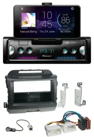 Автомагнитола для Kia Sportage 3 (2010–2015) Pioneer USB, MP3, Bluetooth, DAB, черный