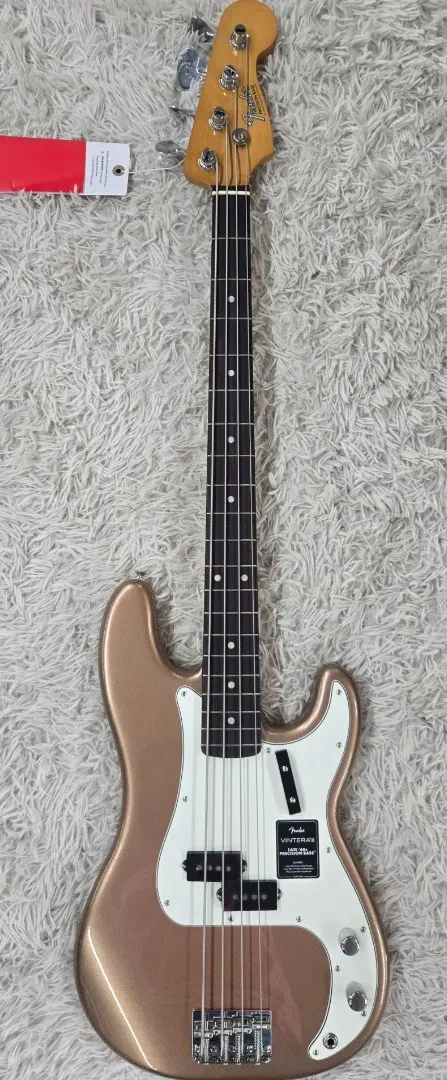 Бас-гитара Fender Vintera III Late '60s Precision Bass палисандровая накладка цвет Firemist Gold