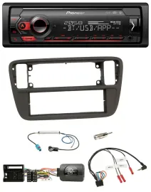 Pioneer Lenkrad USB DAB Bluetooth Autoradio für VW Up AA AAN 11-16 schwarz