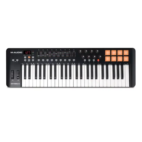 MIDI-клавиатура M-AUDIO OXYGEN 49 MK IV, 4-октавная (49 клавиш), динамическая