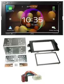 JVC DAB MP3 2DIN Bluetooth USB Autoradio für Fiat Sedici Suzuki SX 4 ab 06