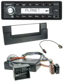 Автомагнитола Continental 1-DIN USB MP3 AUX для BMW X5 E53 и 5 серии E39
