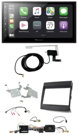 Pioneer USB Lenkrad 2DIN Bluetooth DAB Autoradio für Porsche Cayenne 2011-2016