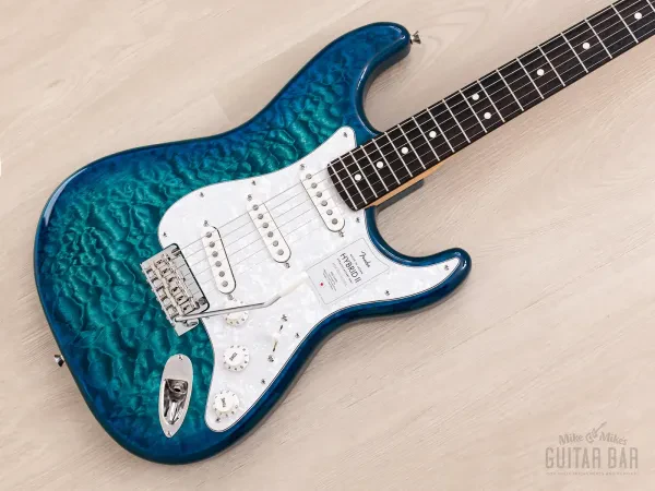 2024 Fender Hybrid II Stratocaster Quilted Maple Aquamarine w/ Hangtags, MIJ