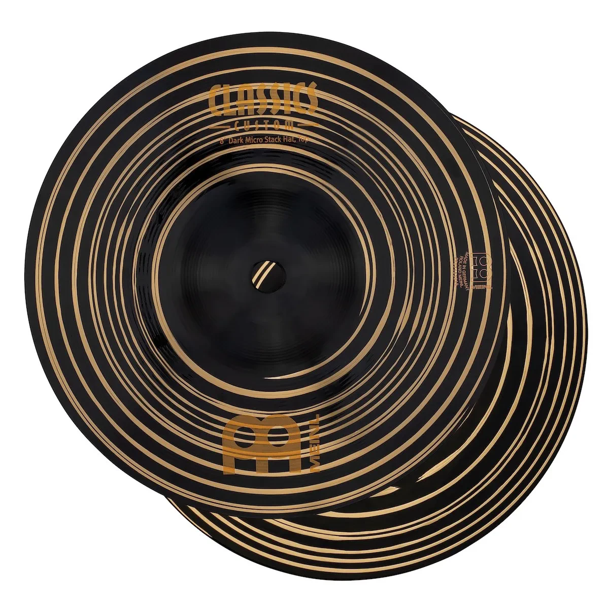 MEINL CC8DAH Classics Custom Dark Micro Stack Hats