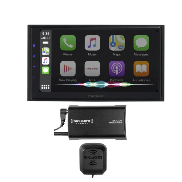 Pioneer DMH-WC5700NEX 6.8” Double-DIN Touchscreen Receiver + SiriusXM SXV300v1