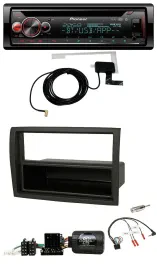 Автомагнитола для Fiat Ducato (2012–2015) Pioneer CD, DAB, USB, Bluetooth, поддержка кнопок на руле, черный