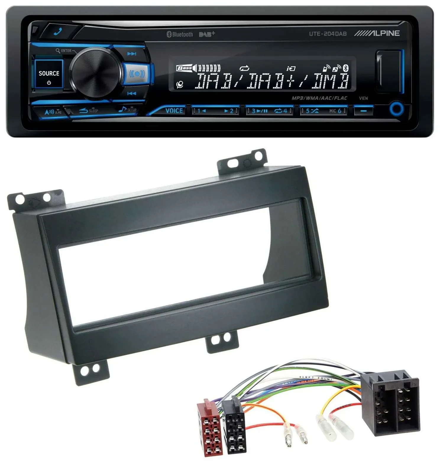 Alpine USB Bluetooth DAB MP3 Autoradio für Kia Ceed (2007-2009)