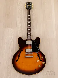 Электрогитара полуакустическая Greco SA-64-70 Super Real Mint Collection Semi-Hollow HH Sunburst w/gigbag Japan 1987