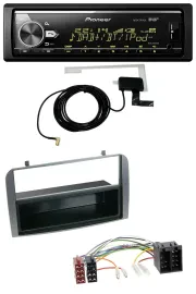 Автомагнитола Pioneer Bluetooth DAB USB MP3 для Alfa Romeo 147/GT, антрацит, с карманом