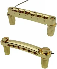 Струнодержатель для гитары GUYKER GM003+GS001 золотой