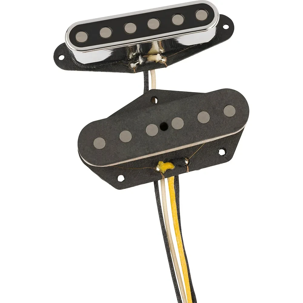 Fender John Osborne Telecaster Pickup Set  Black and Chrome