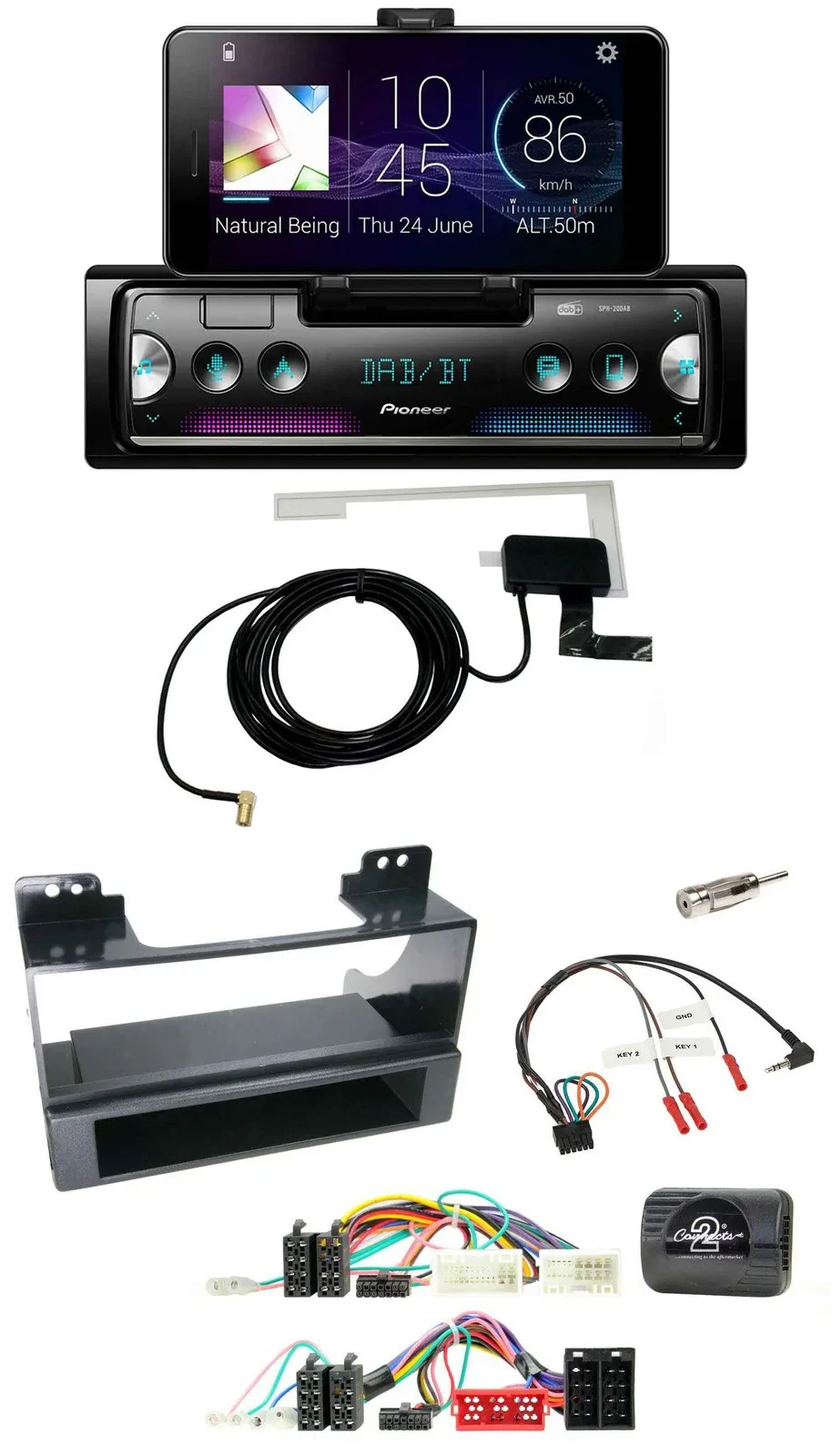 Pioneer DAB Bluetooth Lenkrad USB Autoradio für KIA Carnival II VQ 2006-2011