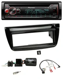 Автомагнитола Pioneer DAB CD Bluetooth USB для Fiat Doblo 2012–2015, piano black